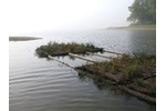 Experimental floating wetlands Experimental floating wetlands